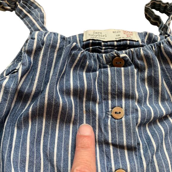 Zara 🐋 Striped Romper - Picture 4 of 7